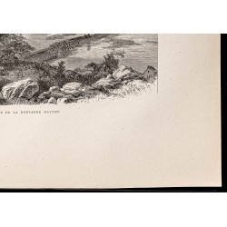 Gravure de 1880 - Saint Paul dans le Minnesota - 5