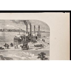 Gravure de 1880 - La Crosse - 3