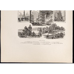 Gravure de 1880 - Saint-Louis dans le Missouri - 3