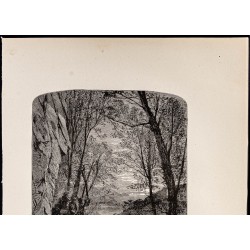 Gravure de 1880 - French Broad - 2