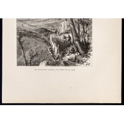 Gravure de 1880 - Lookout Mountain - 3
