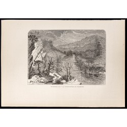 Gravure de 1880 - Petersburg Gap - 1