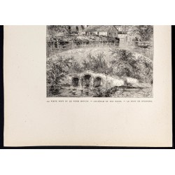 Gravure de 1880 - Vues du Maryland - 3