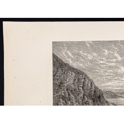 Gravure de 1880 - Harpers Ferry dans le Maryland - 2