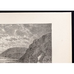 Gravure de 1880 - Harpers Ferry dans le Maryland - 3