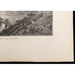 Gravure de 1880 - Harpers Ferry dans le Maryland - 5