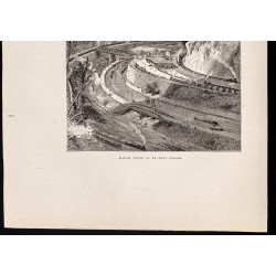 Gravure de 1880 - Jim Thorpe - 3