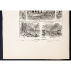 Gravure de 1880 - Rivière Susquehanna - 3