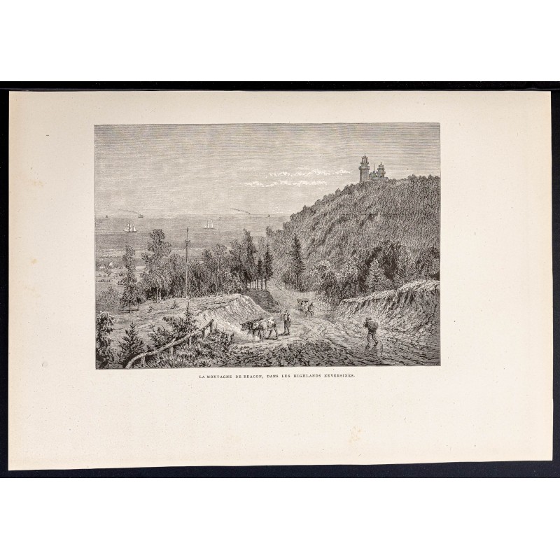 Gravure de 1880 - Beacon Hill - 1