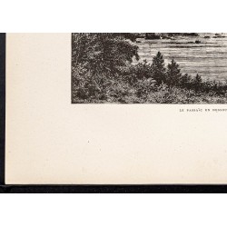 Gravure de 1880 - Rivière Passaic - 4