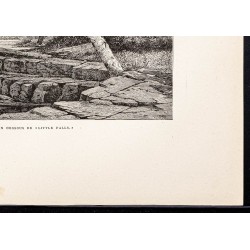 Gravure de 1880 - La rivière Passaic - 5