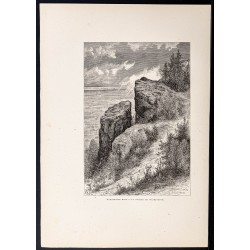 Gravure de 1880 - Washington Rock State Park - 1