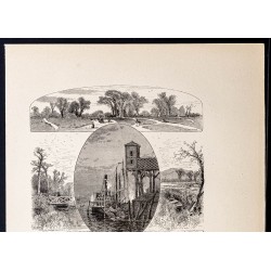 Gravure de 1880 - Albany New York - 2