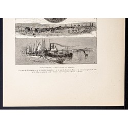 Gravure de 1880 - Albany New York - 3