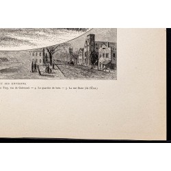 Gravure de 1880 - Troy - 5