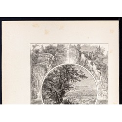 Gravure de 1880 - Lac Cuyaga - 2