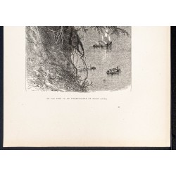 Gravure de 1880 - Lac Érié - 3