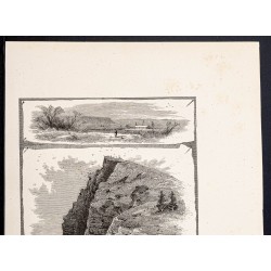 Gravure de 1880 - Portland dans le Maine - 2