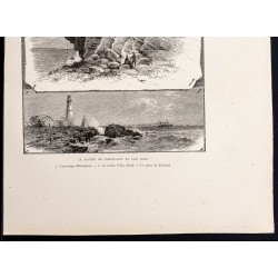 Gravure de 1880 - Portland dans le Maine - 3