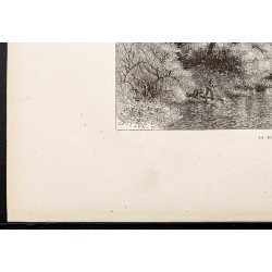 Gravure de 1880 - Blackstone River - 4