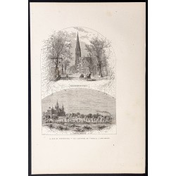 Gravure de 1880 - Providence du Rhode Island - 1