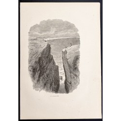 Gravure de 1880 - Newport du Rhode Island - 1