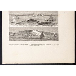 Gravure de 1880 - Long Island à New York - 3