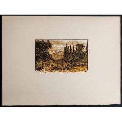 Gravure de 1916 - Gentilly (Val-de-Marne) - 1