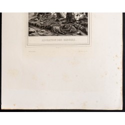 Gravure de 1853 - Adoration des bergers - 4