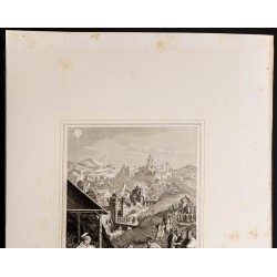 Gravure de 1853 - Adoration des mages - 3