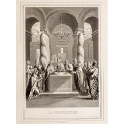 Gravure de 1853 - La purification - 2