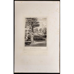 Gravure de 1853 - Le Baptême de Jésus - 1