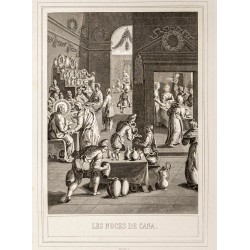 Gravure de 1853 - Les noces de Cana - 2