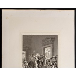 Gravure de 1853 - Purification du Temple - 3