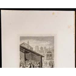 Gravure de 1853 - Jésus guérit la belle-mère de St Pierre - 3