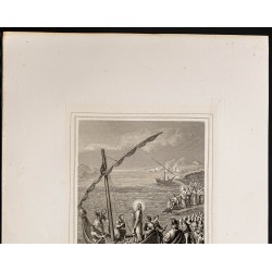 Gravure de 1853 - La pêche miraculeuse - 3
