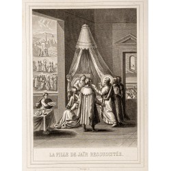 Gravure de 1853 - La fille de Jaïre - 2