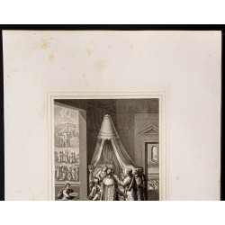Gravure de 1853 - La fille de Jaïre - 3