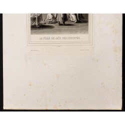 Gravure de 1853 - La fille de Jaïre - 4