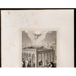 Gravure de 1853 - Guérison à la piscine de Béthesda - 3