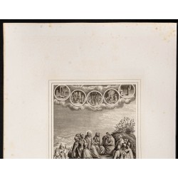 Gravure de 1853 - Discours sur la montagne - 3