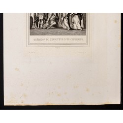Gravure de 1853 - Guérison d'un serviteur - 4