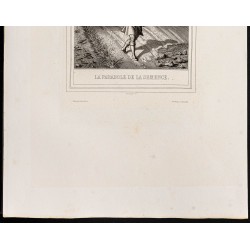 Gravure de 1853 - La parabole de la semence - 4