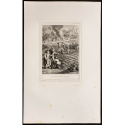Gravure de 1853 - Le Bon Grain et l'Ivraie - 1