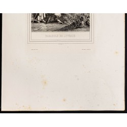 Gravure de 1853 - Le Bon Grain et l'Ivraie - 4