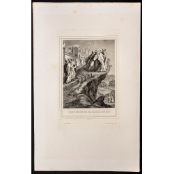 Gravure de 1853 - Jésus persécuté - 1