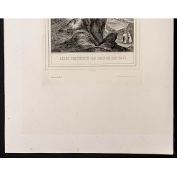 Gravure de 1853 - Jésus persécuté - 4