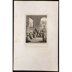 Gravure de 1853 - L'humilité - 1