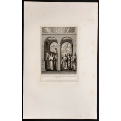 Gravure de 1853 - Jésus parle aux incrédules - 1
