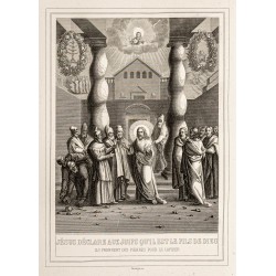 Gravure de 1853 - Fils de Dieu - 2